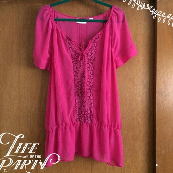 Avenue Tops - Pink blouse