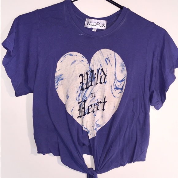 Wildfox Tie bottom shirt