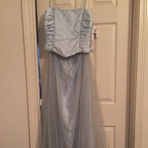 Ice blue prom/formal dress