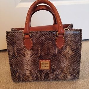 Dooney & Bourke Snakeskin Adjustable Crossbody Bag