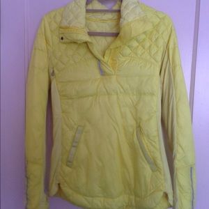 Neon Yellow Lululemon Running Jacket