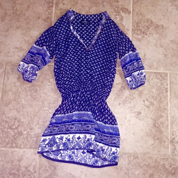 Blue boho dress!