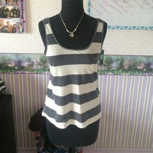 Black and white striped shirt
