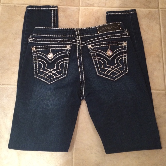 LA idol USA skinny jeans