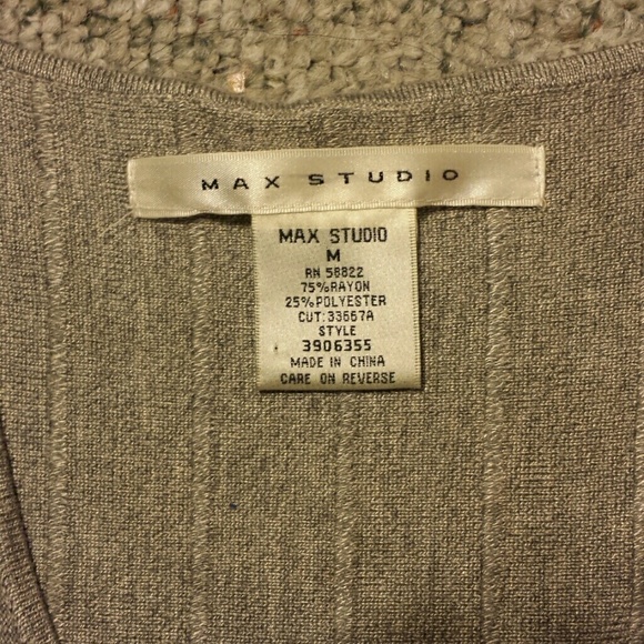 Gold - beige Max Studio dress - Picture 2 of 3