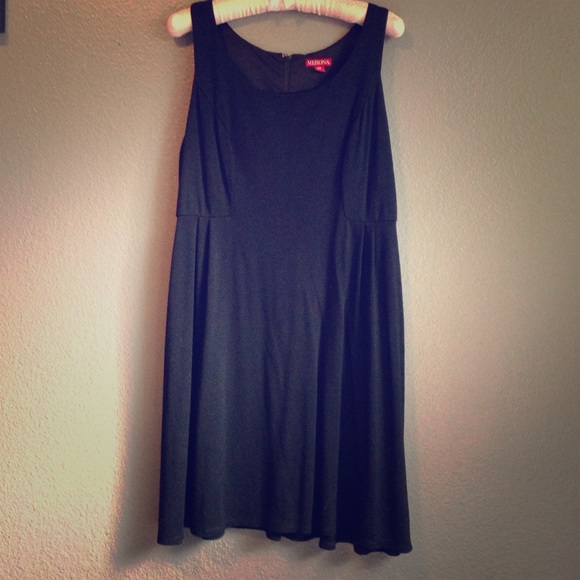 Black jersey dress