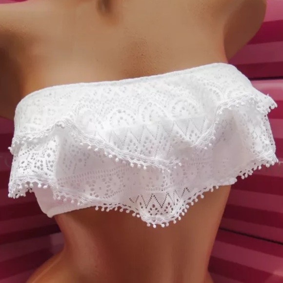 NWT Victoria's Secret Crochet Bathing Suit Top