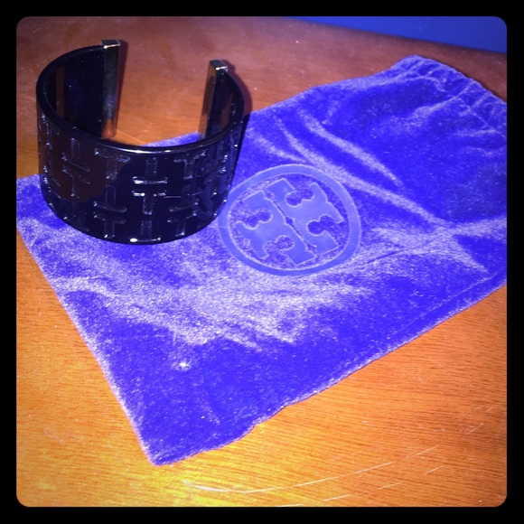 Black Tory Burch Thick Braclet