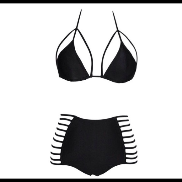 Black Strappy 2-Piece