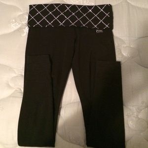 Bling pink yogas skinny