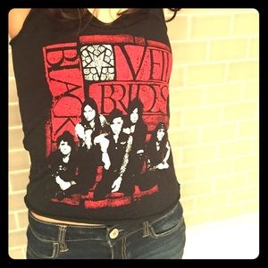Black Veil Brides cropped tank