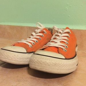 Orange Chuck Taylor All Star Converse