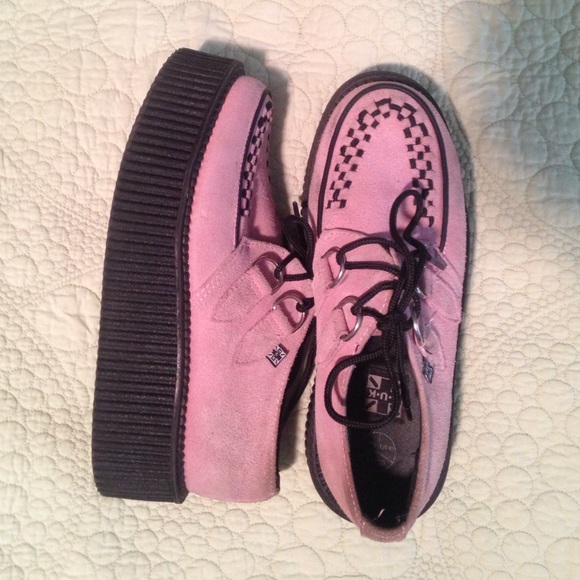 TUK suede mondo creepers