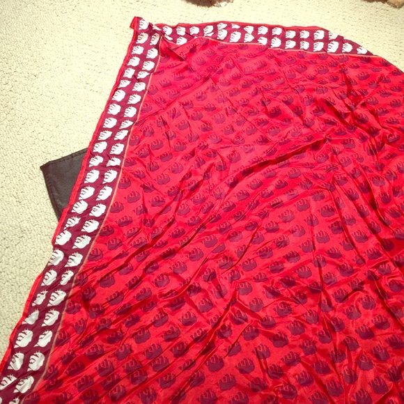 BR silk scarf