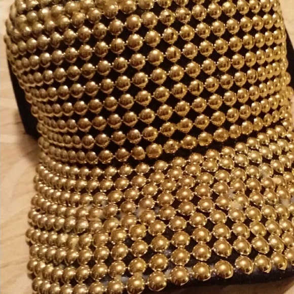 Hand made gold studded hat