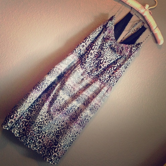 Gorgeous BCBG leopard print dress