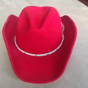 Red Cowboy Hat