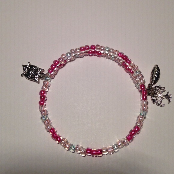 Alex and Ani inspired wraparound bracelet w charms