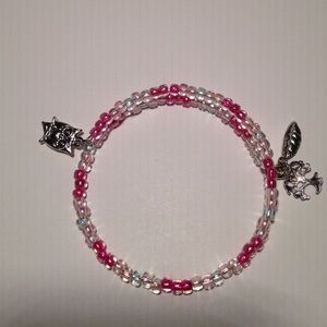 Alex and Ani inspired wraparound bracelet w charms