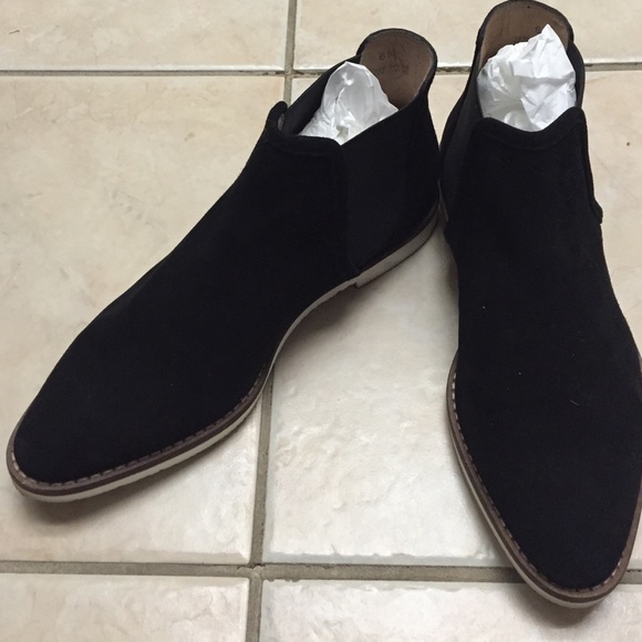 J.Crew Low Chelsea Boots Suede Worn Once!