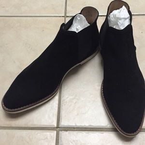 J.Crew Low Chelsea Boots Suede Worn Once!