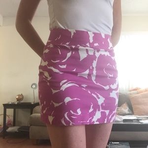 J. Crew Pink Mini Skirt