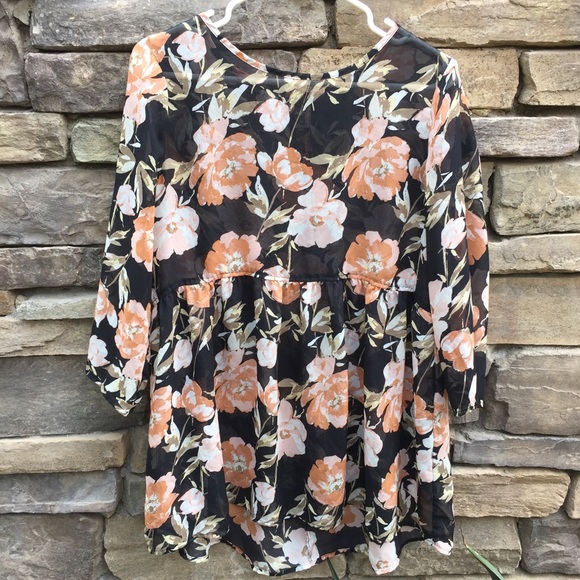 Forever 21 Floral Baby Doll Dress✨