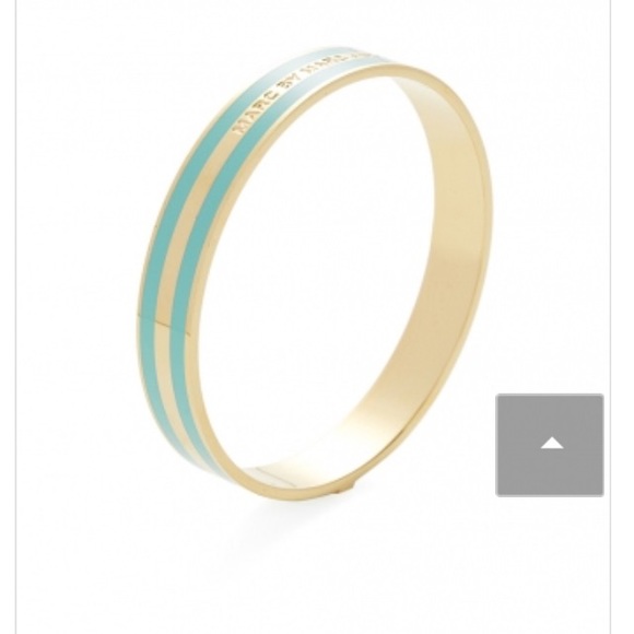 Marc by Marc Jacobs Gold & Mint Enamel Bangle NWT - Picture 3 of 4