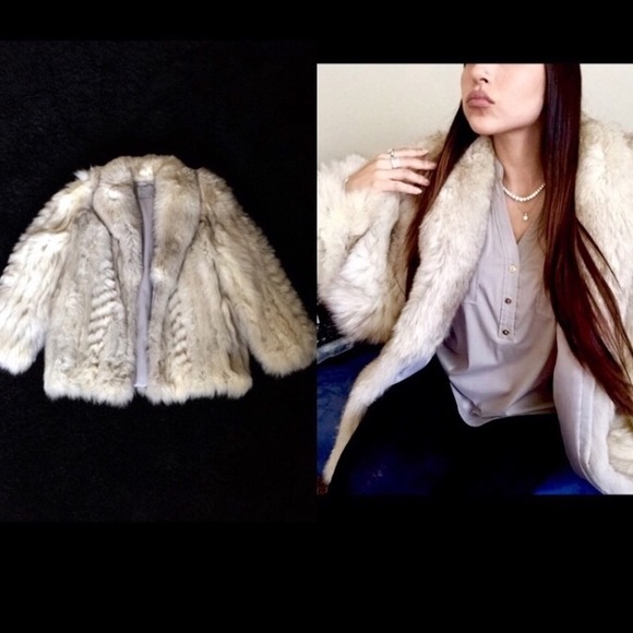 blue fox fur coat value