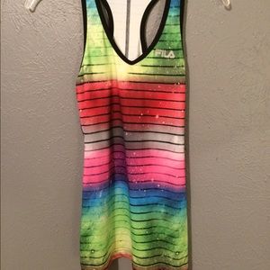colorful workout tank
