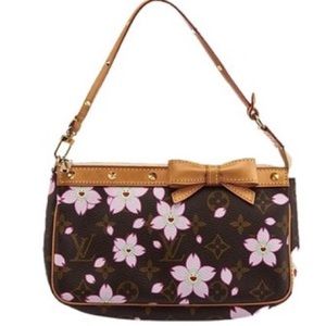 🌺Louis Vuitton Murakami Cherry Blossom Pochette