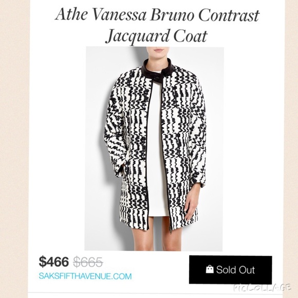 Vanessa Bruno Athe Monochrome Knit Coat - Picture 2 of 4
