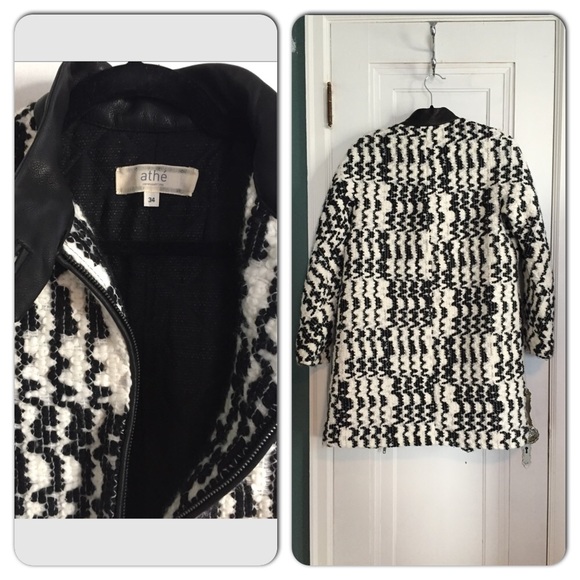 Vanessa Bruno Athe Monochrome Knit Coat - Picture 3 of 4