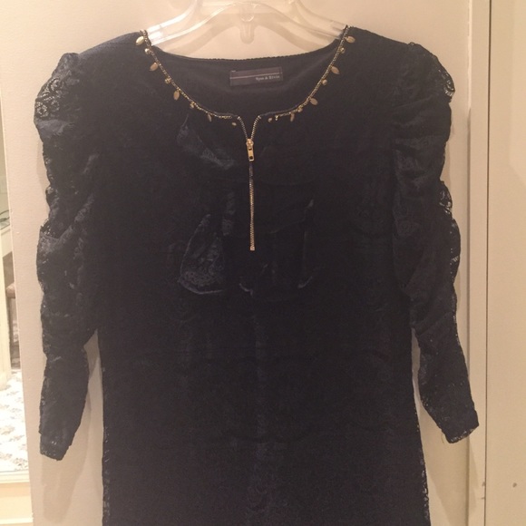 Elegant Black Lace Dress