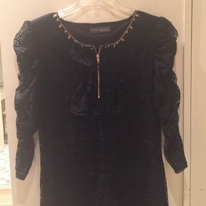 Elegant Black Lace Dress