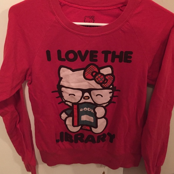 hello kitty logo long sleeve