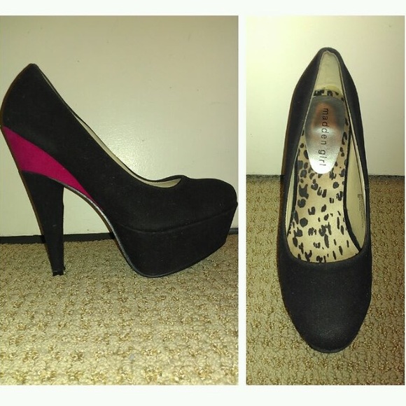 🔷LAST CALL🔷black/pink heels