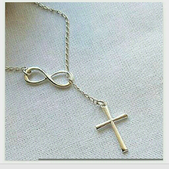 Infinity cross necklace NWT - Picture 2 of 2