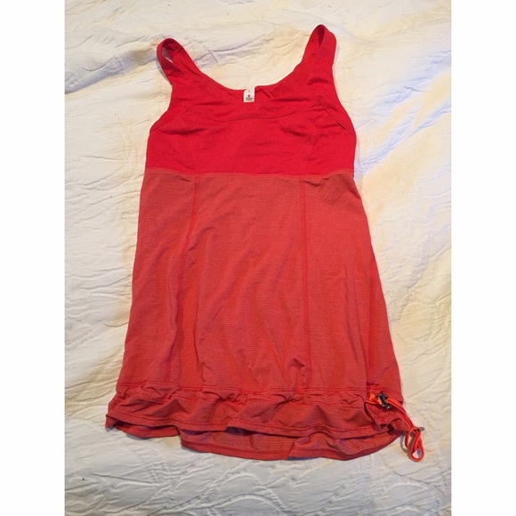Orange Lululemon tank