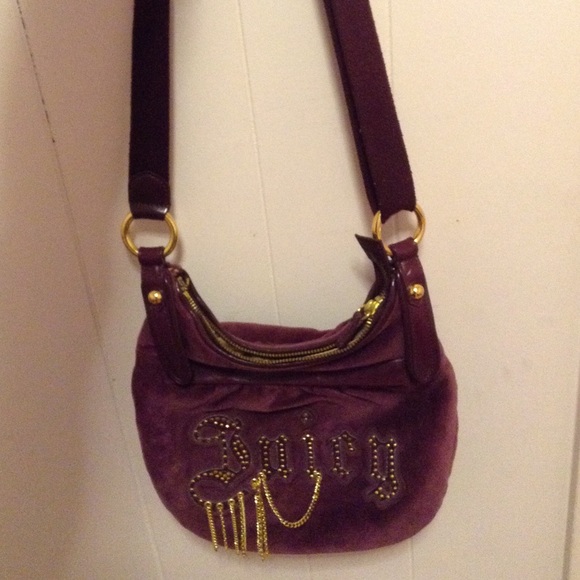 juicy couture purple satchel
