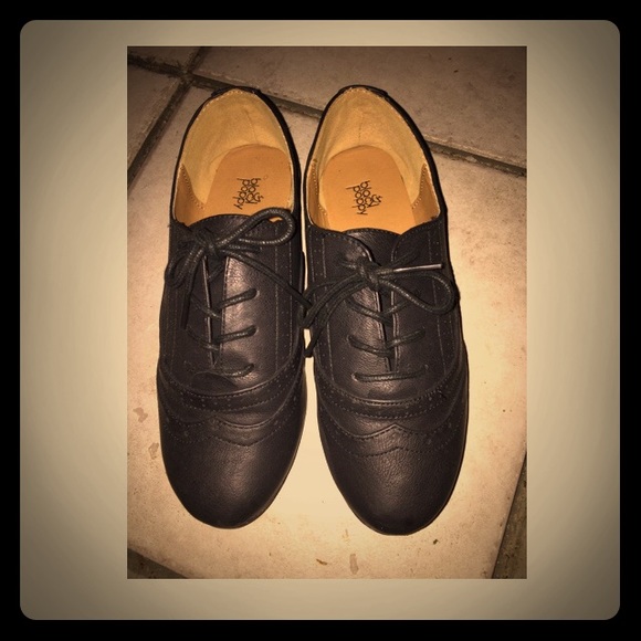 Black oxfords