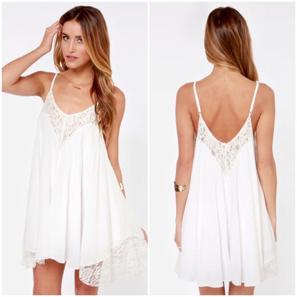 Ivory Lace Dress