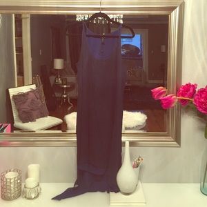 Silk georgette high low dress