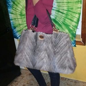 Paolo Masi Mink Fur Tote/Handbag NWOT