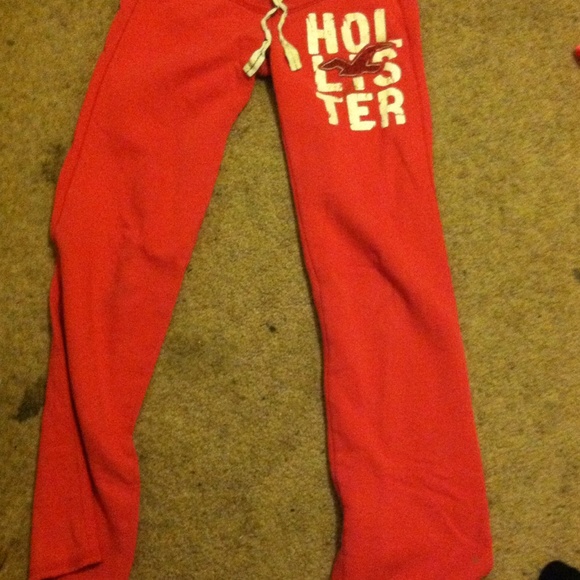Hollister Pants - Pink hollister sweatpants
