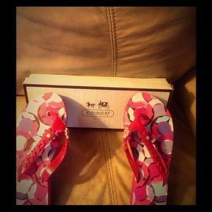 Coach Flip Flops
