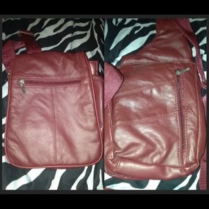 Buxton Genuine Leather Crossbody Purse