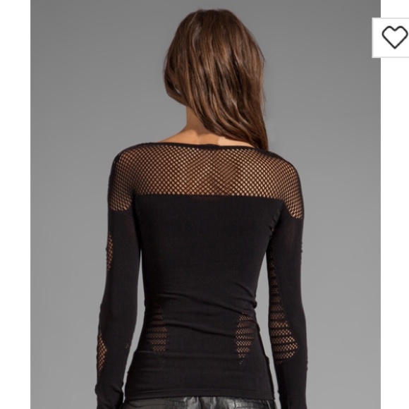 ❌SOLD ON TRADESY❌NWT✨Alexander McQueen Mesh Top - Picture 2 of 3