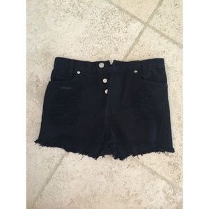 💋BRANDY💋 high wasted black shorts