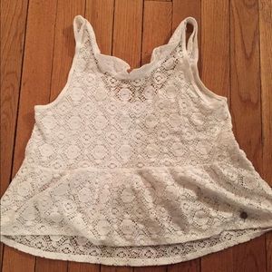 Girls Abercrombie lacy tank